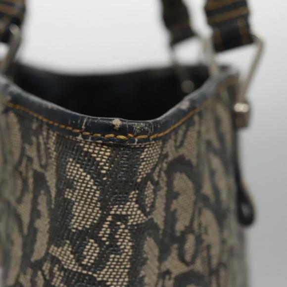 Christian Dior Trotter Canvas Tote Bag Navy Auth 113267 - Picture 6 of 16
